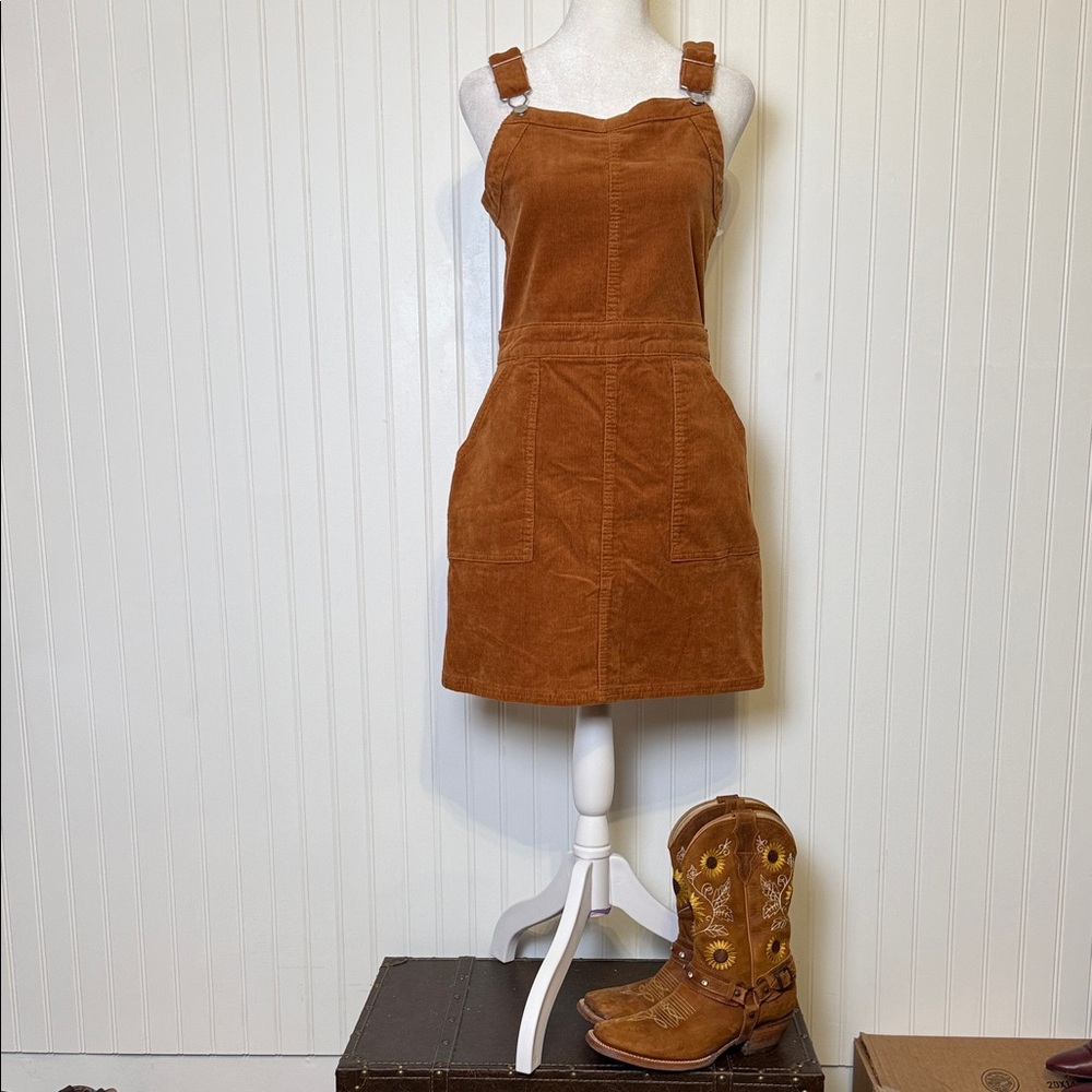 Girls (14-16) Art Class Brown Corduroy Mini Dress